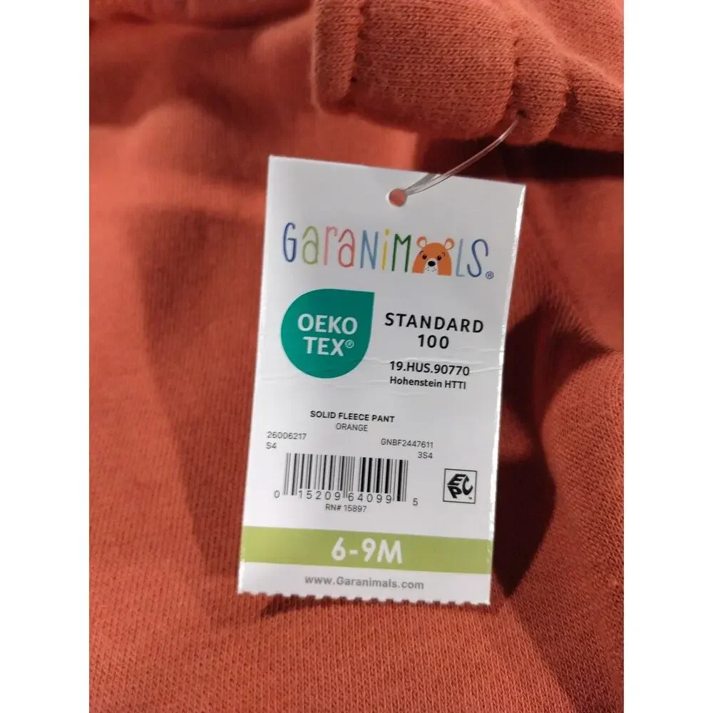 Garanimals Baby Boy Solid Fleece Joggers, Sizes 6-9 Months